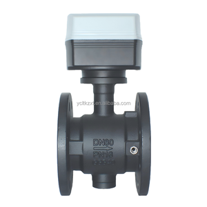 1 ''-8'' dễ uốn gang mặt bích điện v-loại bóng Van cơ giới thiết bị truyền động IP67/IP68 bảo vệ OEM tùy chỉnh DN25-DN200 - Product Image 1