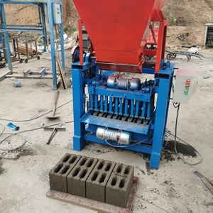 <strong>Fixed</strong> Hopper Concrete <strong>Block</strong> Brick <strong>Machine</strong> for Producing Double Row Hole Brick Changeable Mould Brick <strong>Machine</strong> High Quality 4-35 - Product Image 2