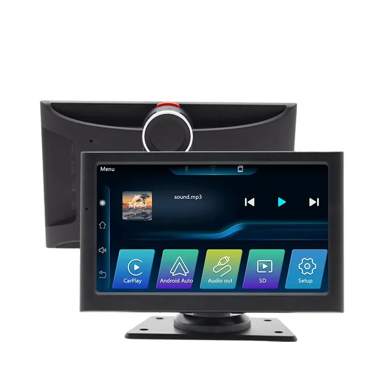 Rádio automotivo portátil LUPA sem fio Android Auto Airplay Mirror Universal Rádio Car Carplay portátil com tela IPS de 7 polegadas