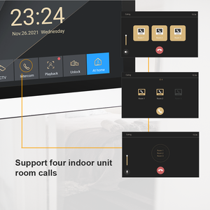 Timbre inteligente con cámara de seguridad para el hogar, sistema de intercomunicación con wifi, 2 vías de Audio, vídeo Ip, tuya