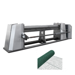 4.3METER Fully automatic straight and reverse <strong>hexagonal</strong> wire mesh <strong>netting</strong> <strong>machine</strong> in HTK factory - Product Image 4