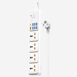 MOXOM工厂2500瓦电源板12端口Pd qc C型usb-a插头扩展多2m插座儿童家庭办公室安全