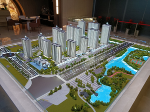 モダンな住宅用ヴィラとアパートのためのモダンな3D建築スケールモデル - Product Image 4