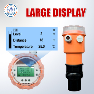 Fabricación Original 0-5V 4 ~ 20mA Tanque de agua Transmisor de nivel ultrasónico Sensor de nivel LCD Medidor de nivel digital - Product Image 2