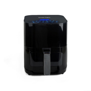 Freidora de aire con Control LCD de 10L, pantalla Digital eléctrica, batería de protección contra sobrecalentamiento de forma cuadrada de plástico para uso doméstico en Hotel - Product Image 3