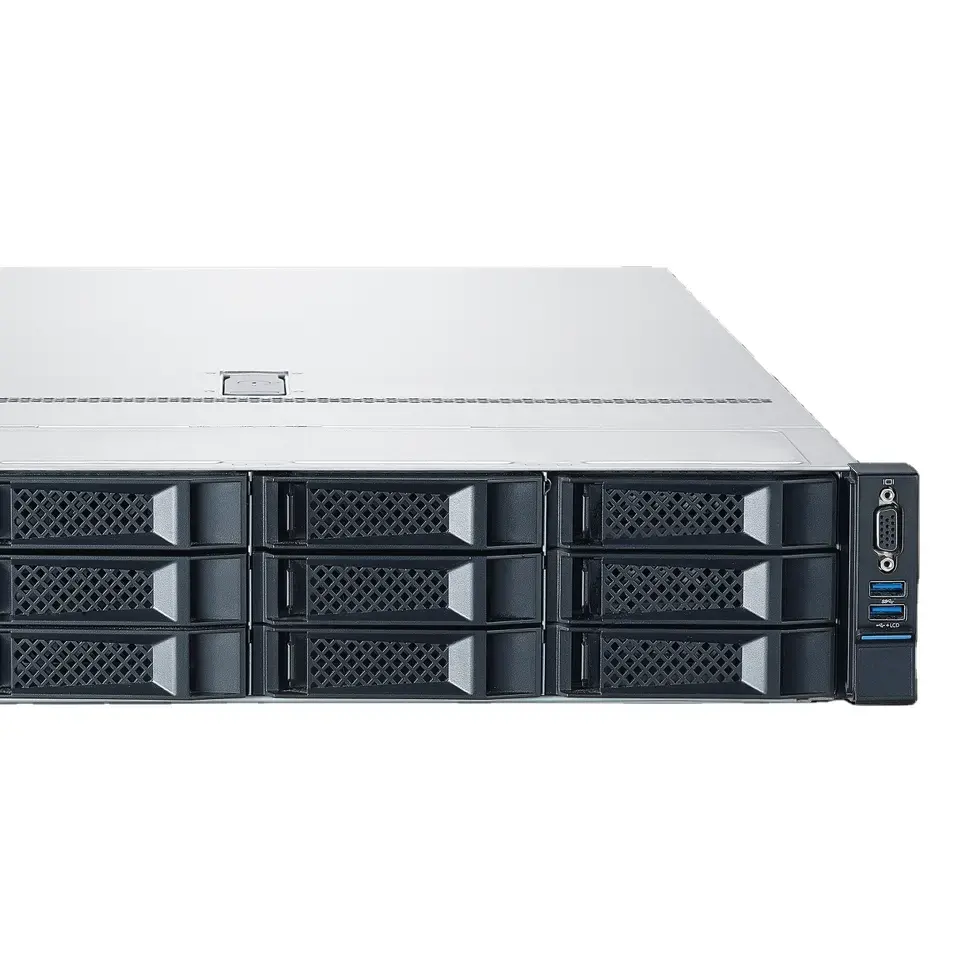 Terlaris rak Server Server 2U-Dual-Socket AMD EPY desain fleksibel dengan SSD tersedia stok