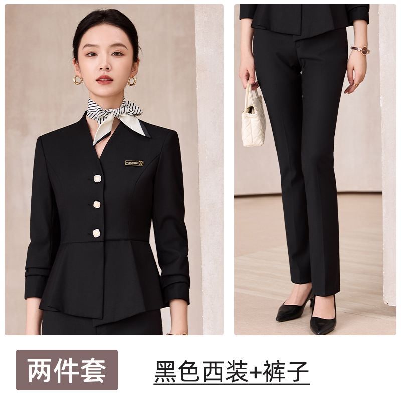 Black suit pants