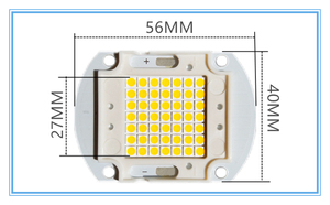 50วัตต์นำชิปโมดูล SMD 3030 PCB คณะกรรมการสีขาวนำชิปสำหรับ Floodlight - Product Image 4