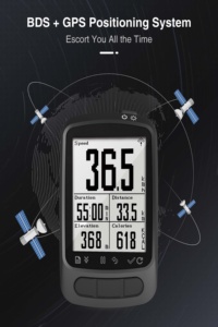 GPS - Enabled Bike Bicycle Computer Speed Meter Support <strong>Cadence</strong> &amp; Speed <strong>Sensor</strong> &amp; Heart Rate Monitor Message Alert - Product Image 5