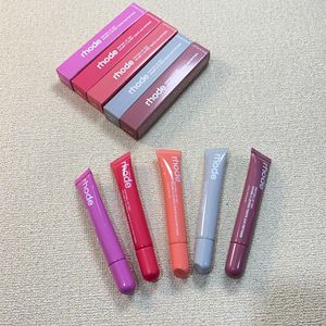 High Version Rhodes New Color Hailey Lip Gloss Stereo Silicone Cell Phone Case with Lipstick Holder for iPhone 16 Promax - Product Image 2