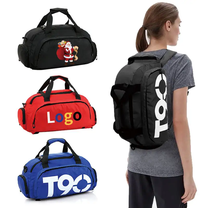 Custom Logo Travel Duffel Bag Women T90 Football Training Soccer Ball Sports Men Duffle Gym Bag