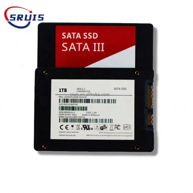Disque Dur Interne SSD 2.5" 500 GB 1To 2To 1 To Terra 4To 240 Go 1TB Sata Laptop Ordinateur Portable En Gros Solid State Drives