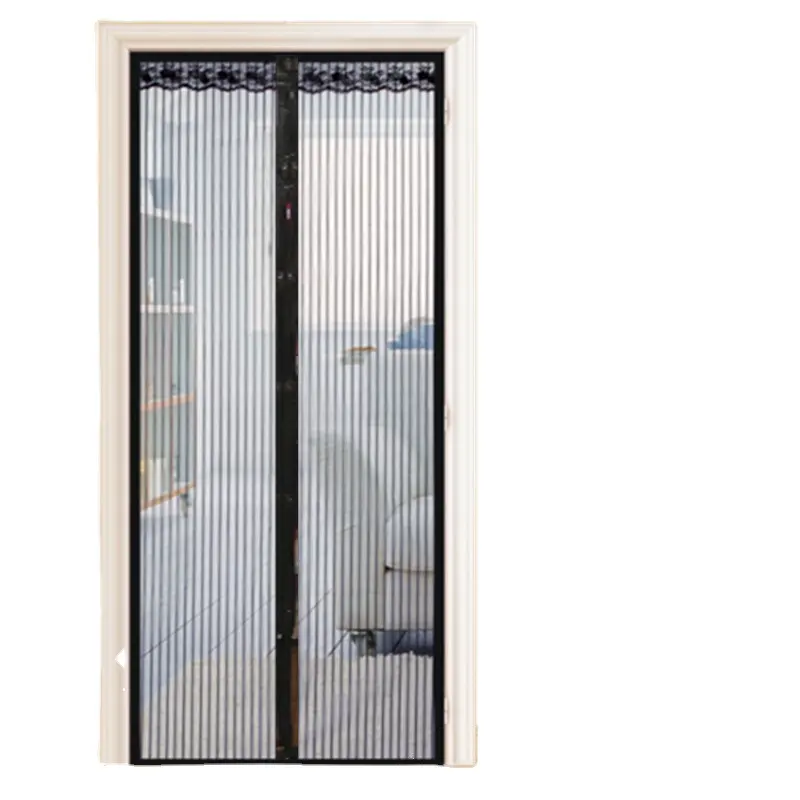 De malla de cortina magnética volar la puerta de la pantalla de malla magnético puerta cortina verano Anti-mosquito moscas magnético neto para la casa