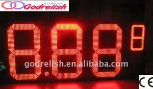 Godrelish Red 3-Digital Day Countdown und Count Up Timer Große LED-Anzeige Elegante Tage Timer Uhr