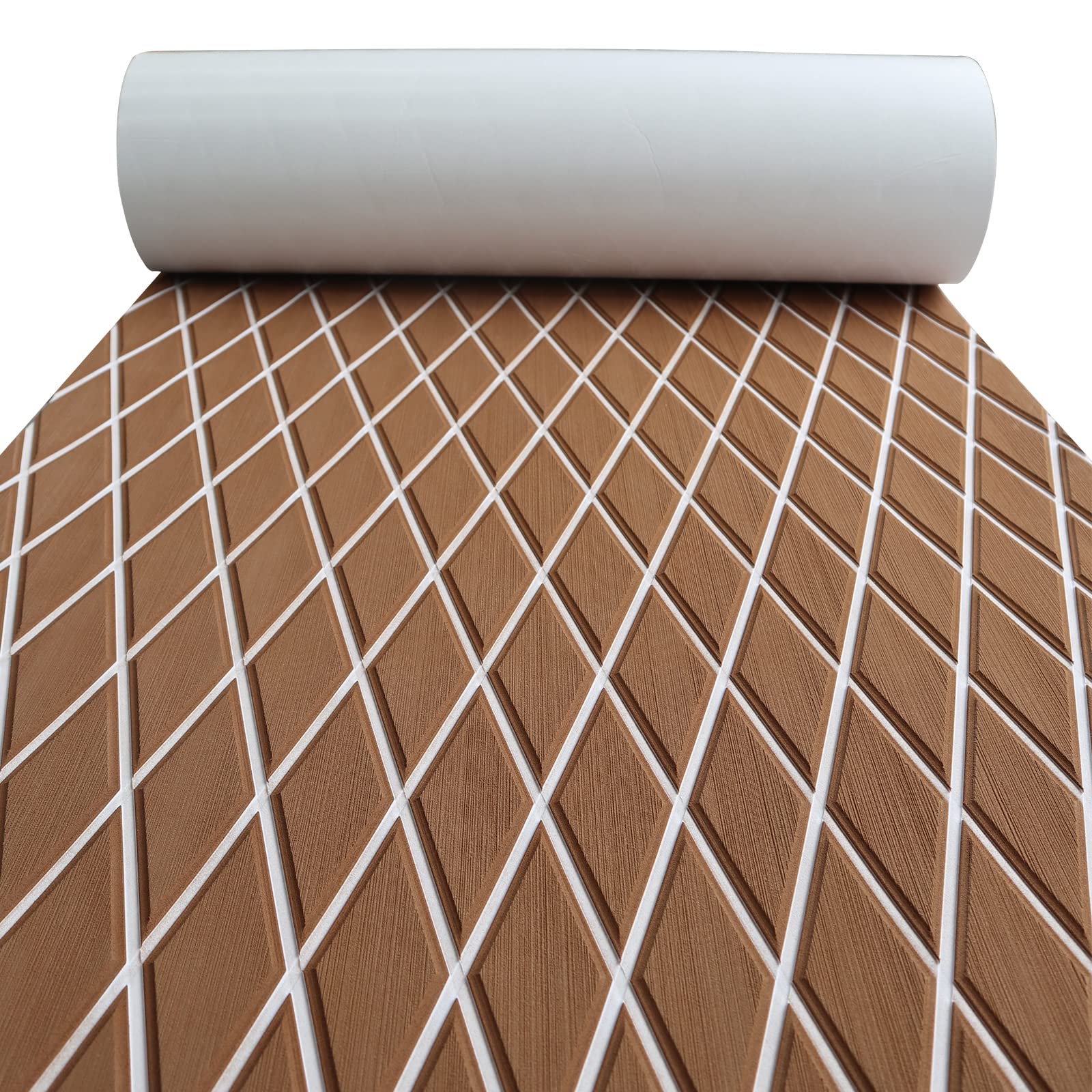 Brown With White