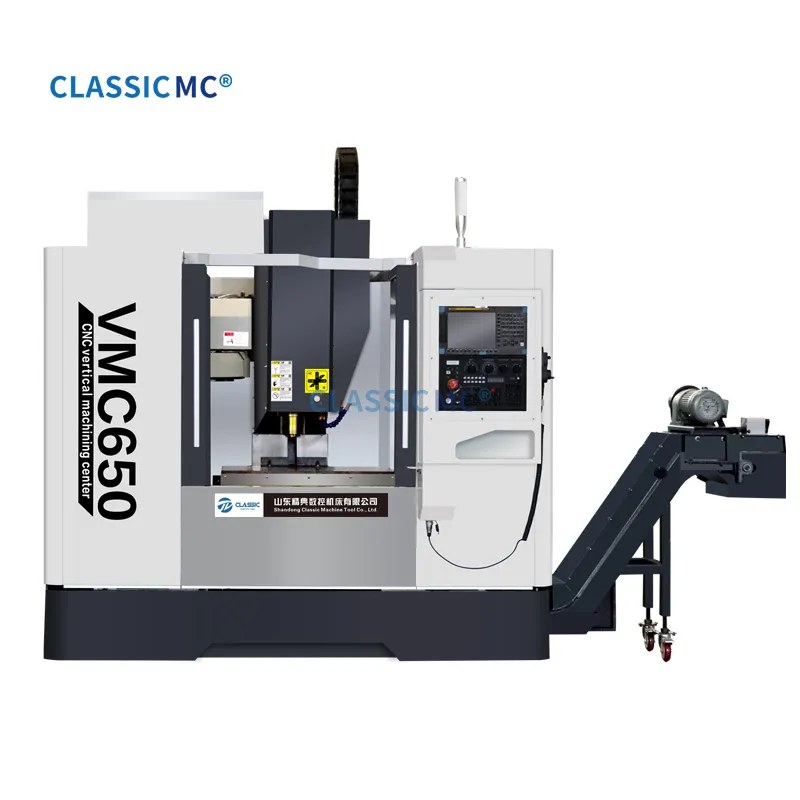 Full featured Taiwan spindle CNC mechanical lathe VMC650 cnc vertical machining center