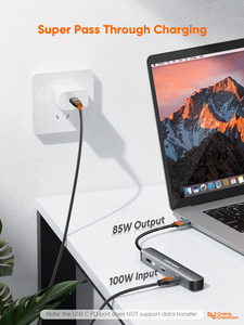 Cabelcreation USB-C 4K 60Hz HDMI 100W PD และ2 USB 3.0 5Gbps พอร์ตแยกข้อมูล7 in 1อะแดปเตอร์ Type C 3.0 USB HUB - Product Image 5