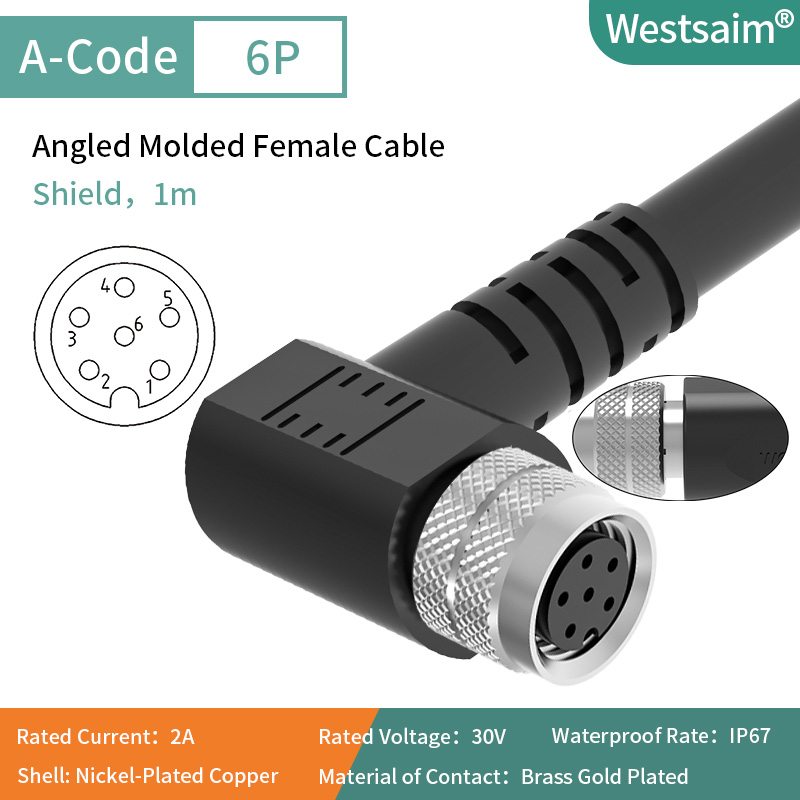 Protector angular hembra M8-A-6