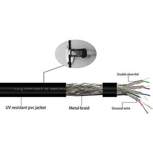 Высокоскоростной кабель Ethernet Cat8, сеть RJ45, 25/40 Гбит/с, 2000 МГц, подходит для маршрутизатора, компьютера PS4, мультимедийное оборудование - Product Image 3