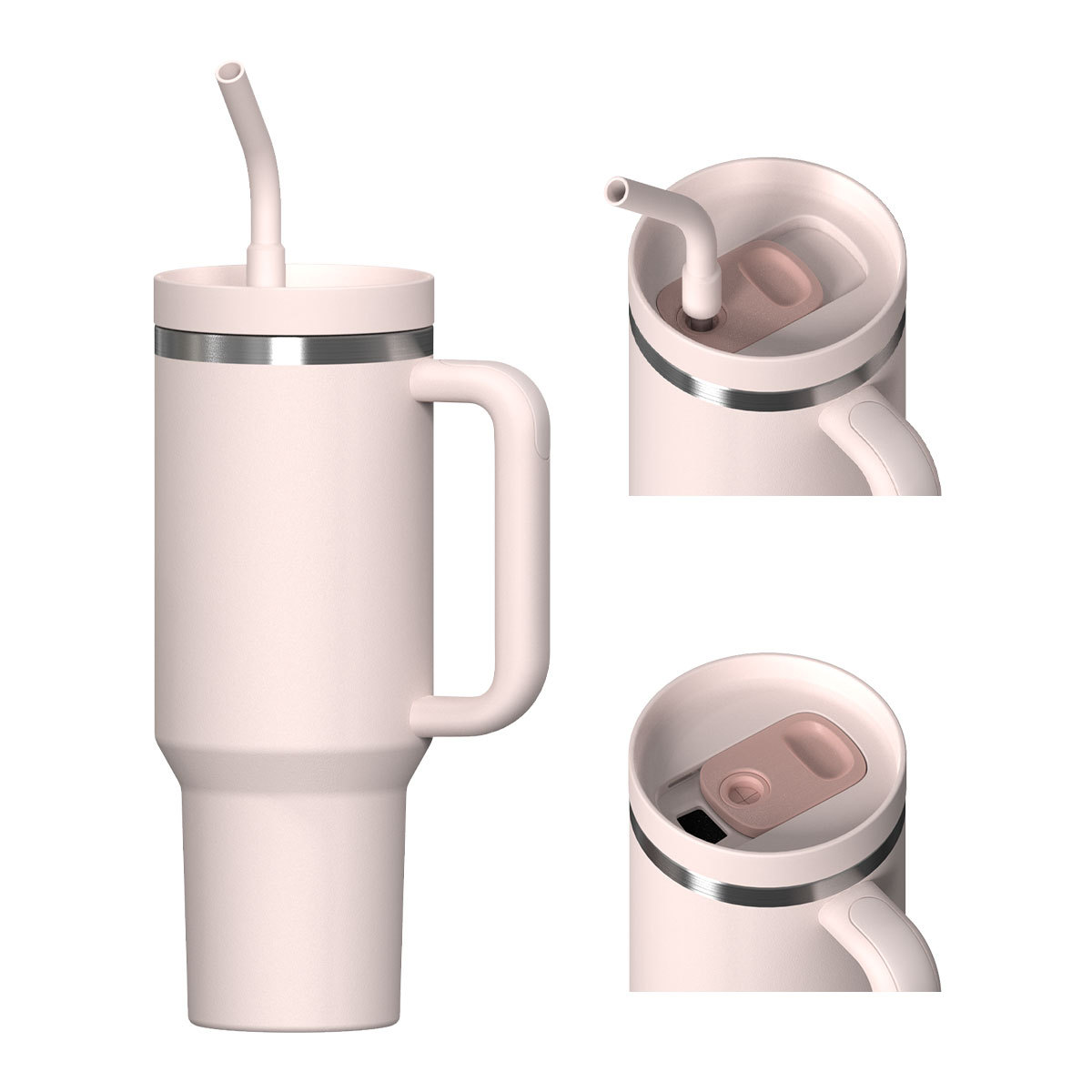 Second-generation patented push-down lid car cup
