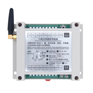 Universaler drahtloser Fernsteuerungsschalter 6CH Relais Empfängermodul DC12V-24V oder AC100V-240V Funkfernsteuerung 433Mhz Sender
