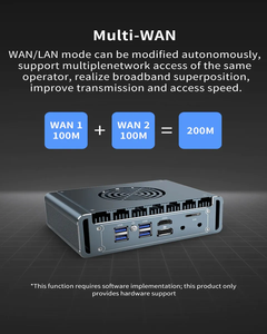 Pc industriale Opnsense Gateway Vpn Firewall Soft Router con 4 Lan i7 Fanless Industrial PC 4 LAN SD-WAN dispositivo visione artificiale - Product Image 5