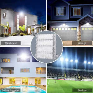 2023 fabrika toptan fiyat açık bahçe su geçirmez Ip65 yüksek lümen sokak 200w 300w 400w 500w 600w 700 watt LED projektör - Product Image 6