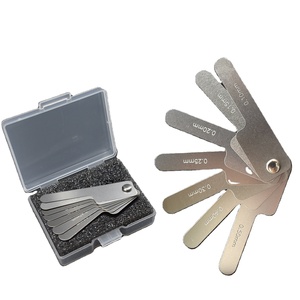 Règle de mesure interproximale OralDental Mesure de l'écart dentaire Traitement orthodontique en acier inoxydable Outil de jeu de jauge d'épaisseur - Product Image 1