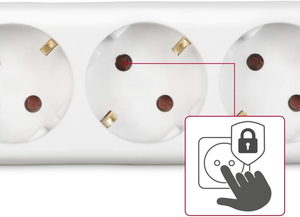 <strong>16A</strong> European Extension Safety Switch Power Strip 3way 4way 5way 6way Multiple <strong>Socket</strong> for AU UK US Plug - Product Image 2