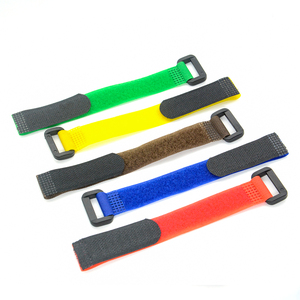Adjustable Fastener Hook and <strong>Loop</strong> Band Hook and <strong>Loop</strong> Tie With <strong>Buckle</strong> - Product Image 4