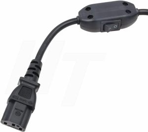 IEC320 C13 C14 Power Supply Cable Cord with Switch on Off for Guitar Pedalboard UPS Monitor <strong>Computer</strong>, 125V/10A 250V/6A 35cm - Product Image 6