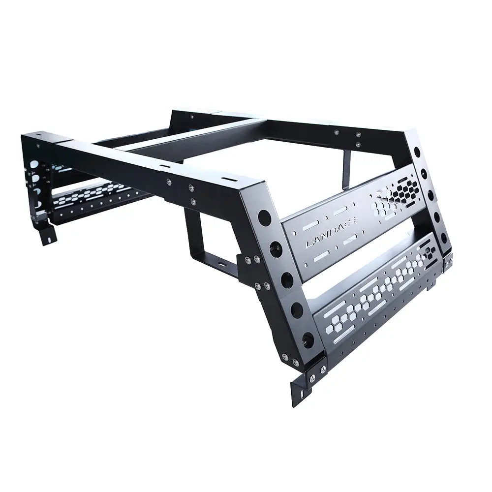 4x4 Veículo Auto Acessórios Atacado Espessado Mn-aço Caminhão Bed Rack sistema Roll Bar Truck Bed Rack