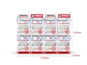 Gacha Kapsel Spielzeug automat Quelle Hersteller-WANGER BAO Doppel deck Gashapon Maschine mit Bill/QR Code Acceptor Gachapon