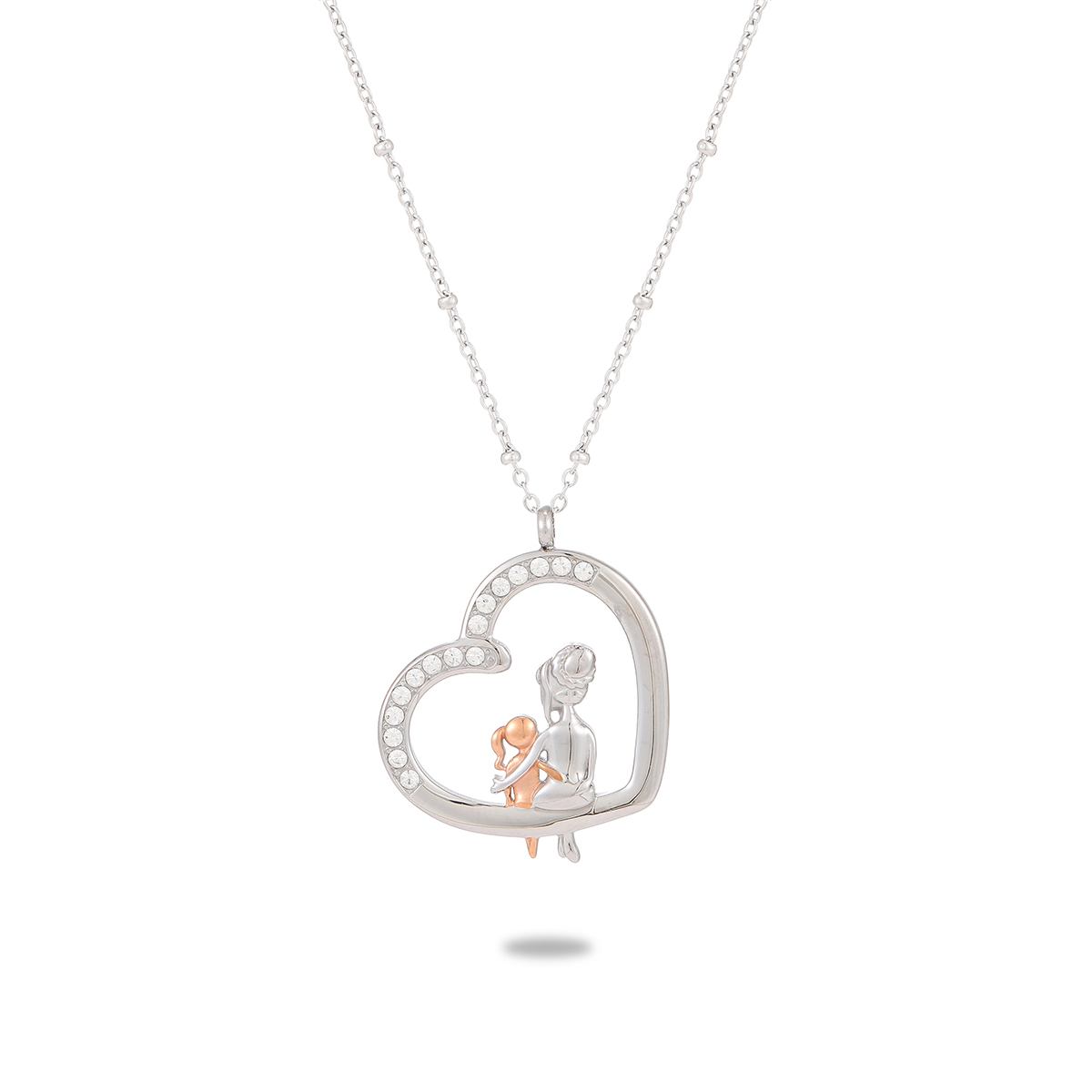 NMSN-A1410-9-silver avec or rose