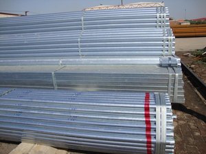 溶融亜鉛めっき鋼管2-1/2インチDN65 OD 76.3 <span class=keywords><strong>WT</strong></span> 3.2MM 6メートルセクションJISG3444/JISG3452標準