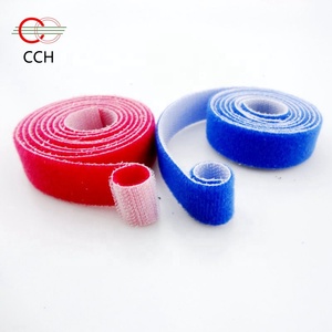 彩色钩环软线组织带钩环自抓电缆扎带 - Product Image 2