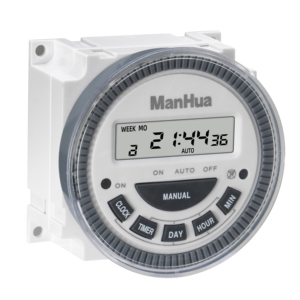 Manhua MT619HPV16A時計とバッテリーを備えた12VDCデジタルプログラマブルタイマー - Product Image 3