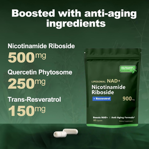 Liposomal nicotinamide riboside viên nang thay thế cho nicotinamide riboside hoặc nadh để tăng NAD cho năng lượng phòng thủ lão hóa - Product Image 5