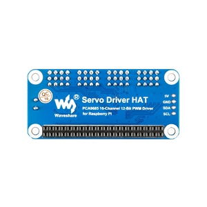 Original Raspberry Pi 4B/3B/Zero W 16-Wege-Lenkzahnradantriebsplatine PWM-Antriebs modul 12C-Schnittstelle Servo treiber HAT-IC-Chip - Product Image 3