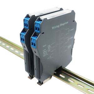 DQ703HB Signal Isolator 1 <strong>Input</strong> 2 <strong>Input</strong> <strong>Output</strong> 4-20mA Signal Converter Signal Splitter Current Separator - Product Image 1