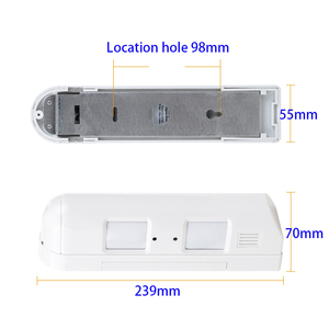 Cortina con cable para exteriores, Sensor de movimiento PIR de doble tecnología, 24M, rango de detección, inmune a mascotas, resistente al agua, alarma con zumbador incorporado, sonido de 70dB - Product Image 6