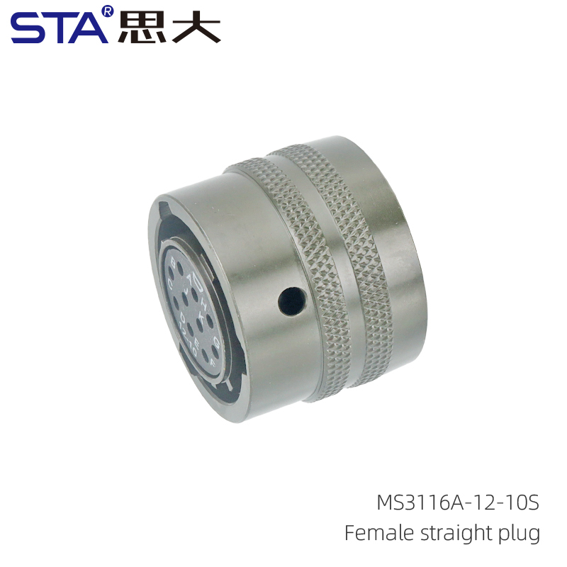 MS3116A-12-10S Conector recto hembra