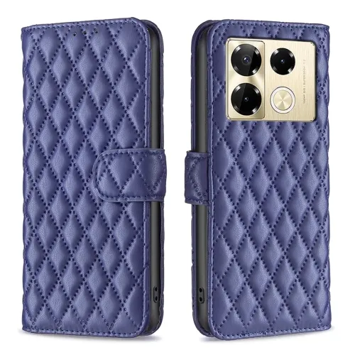 Shopify Top Selling for Infinix Note 40 Pro 4G/5G/40 Pro+ 5G Diamond Lattice Wallet Flip Leather Phone Case