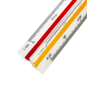 Mimarlar için mimari ölçekli cetvel alüminyum mimar ölçekli üçgen ölçekli cetvel Draftsman öğrenciler ve mühendisler - Product Image 5
