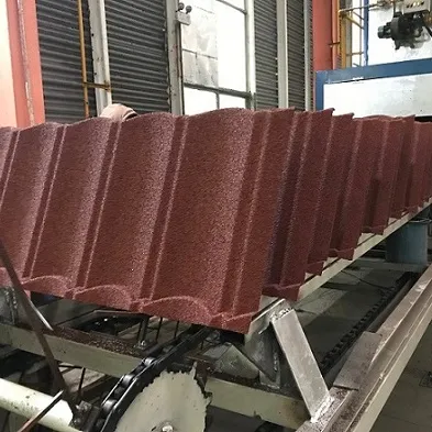 Chinesische Dachziegel Dach platte Baumaterial ien Stein farb beschichtete Metalldach ziegel Fabrik preis