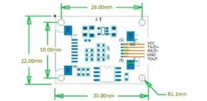 Máquina biométrica de impresión de pulgar Módulo de sensor de escáner de identificación de huellas dactilares para asistencia - Product Image 3