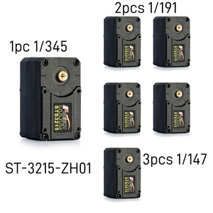 STS3215เซอร์โว7.4V 1/345 1/191เกียร์1/147 SOARM101แขนหุ่นยนต์ TTL เข้ารหัสบัสแม่เหล็กแบบอนุกรมเพลาคู่ตั้งโปรแกรมได้