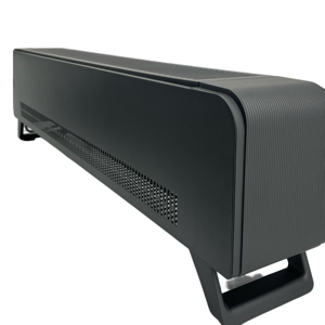 Electric Skirting Heater <strong>with</strong> 3-Speed <strong>Temperature</strong> <strong>Control</strong>, <strong>Timer</strong>, and Jade Silver Base