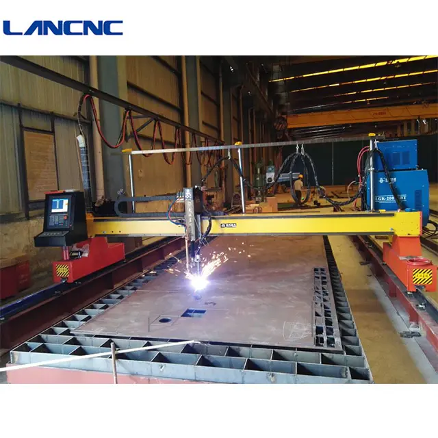 Máquina de processamento de Folha de metal de corte de plasma de alta potência estável de pórtico cnc plasma/perfil máquina de corte de gás