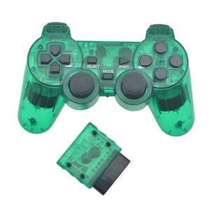 Controlador de Gamepad inalámbrico transparente 2,4G BT para Gamepad de vibración PS2 para controlador inalámbrico PS2 - Product Image 6